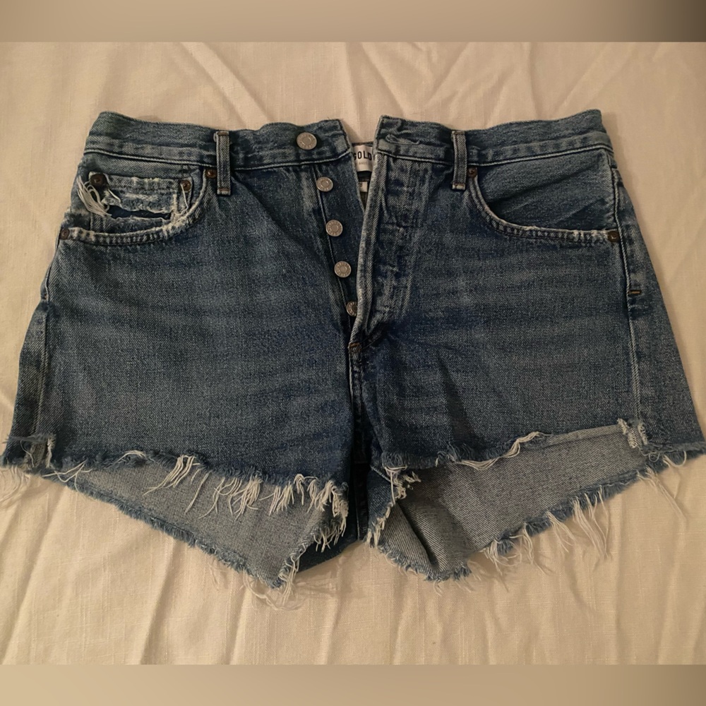 agolde jean shorts